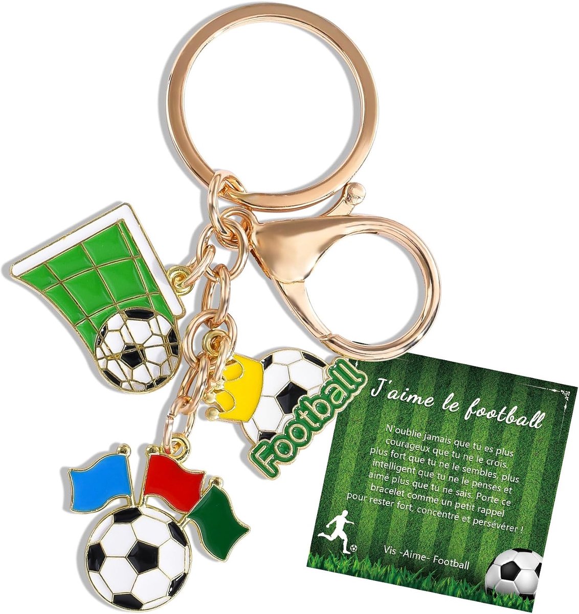 BOCHOI Sleutelhanger Voetbal Ideaal Cadeau Voor Voetballers Origineel Cadeau Basketbal Fan Sportcadeaus Voor - ShopVlot