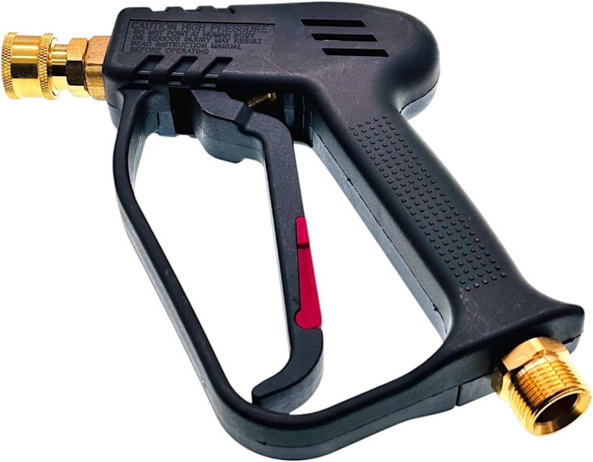 M&M Smartek High Pressure Gun M22 x 1.5 AG for/Compatible with Kärcher Kränzle HD HDS Quick Coupling 280 bar HD (Cold - ShopVlot