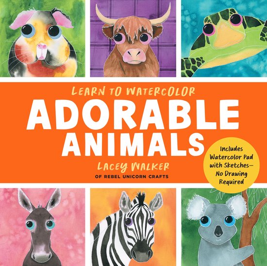 Watercolor This Book - Learn to Watercolor Adorable Animals