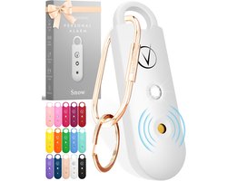 Vantamo Personal Alarm with Strobe LED Light, Extra Loud 130dB, Self Defense Keychain with 2 Speakers, Unique Safety - ShopVlot