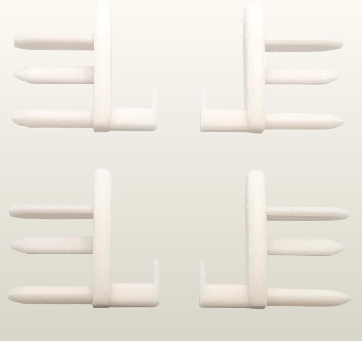 4 x eindstukken, compatibel met Dometic Rollo 2000 caravan, rolgordijn, reserveonderdelen voor Rastrollo 2000 SP042019Z, camperraam, accessoires voor caravans