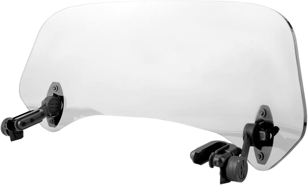 Verstelbare Universele Winddeflector voor Motorfiets, Transparante Windscherm Bescherming tegen Wind en Weer