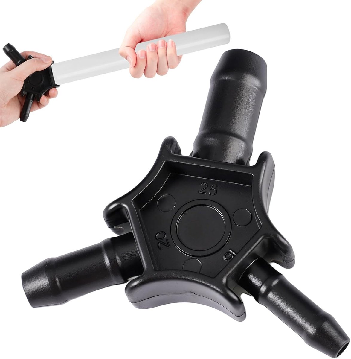 Multi-calibratie en ontbraamtool voor multilayer buizen van 16-20 mm, precisie deburrer voor PEX-AL-PEX en aluminium composietbuizen, ideaal voor buisafstemming en ontbraamen