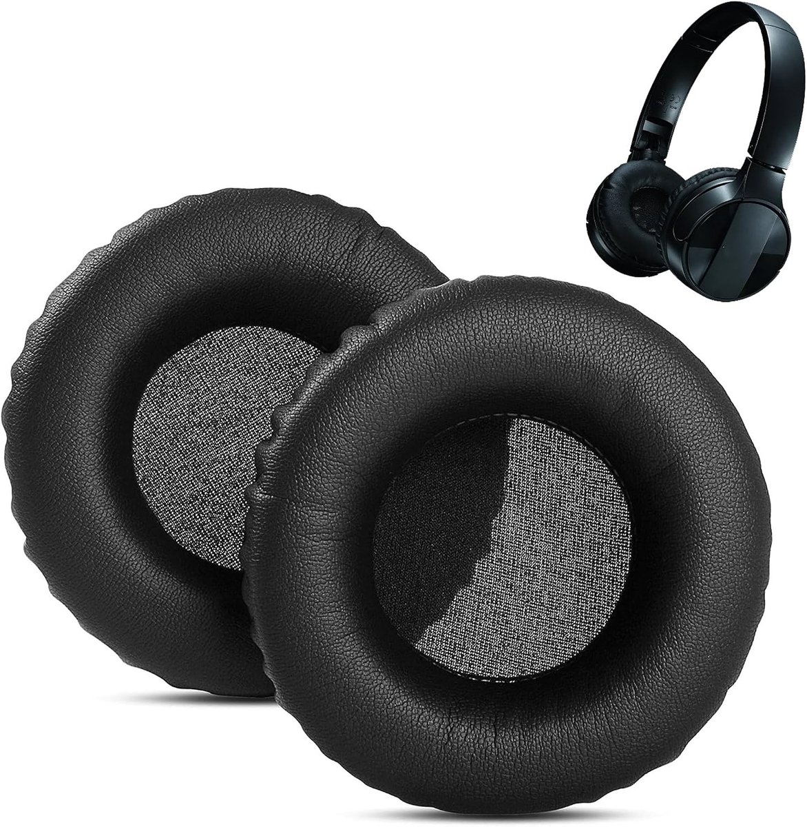 Ear Pads Compatible with Pioneer SE-MJ553BT Headphones Ear Pads Replacement with Softer Protein Leather and Memory Foam - ShopVlot