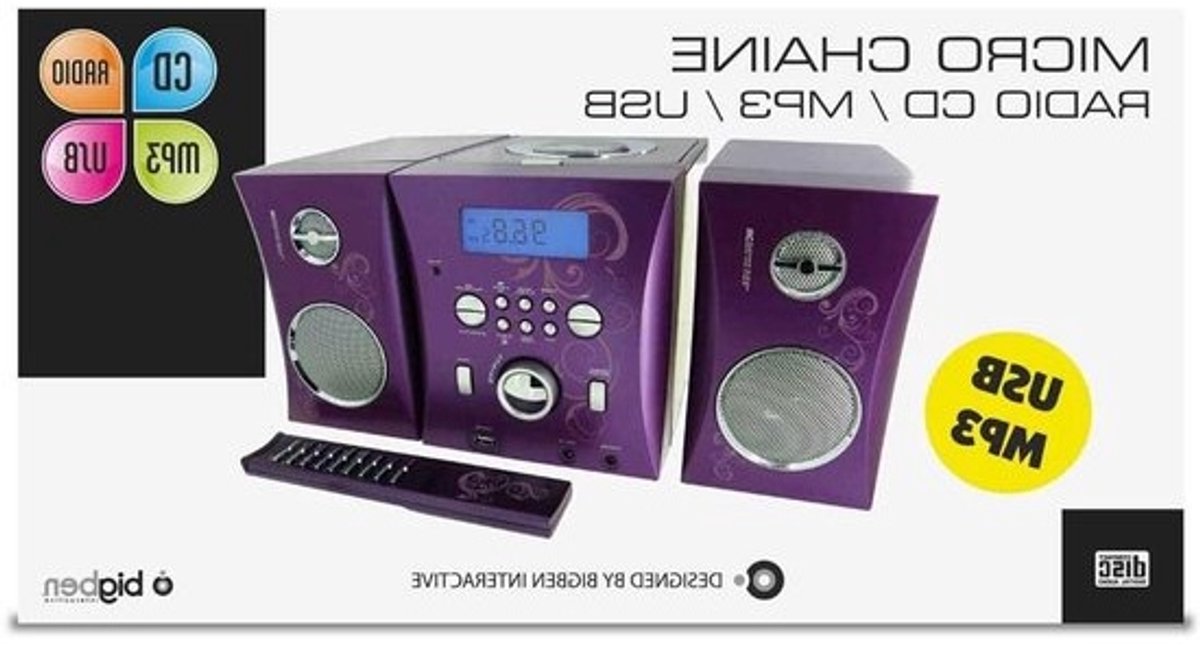Muziekcentrum met cd-speler - Mp3-speler - Muziek luisteren - USB- en radiofunctie