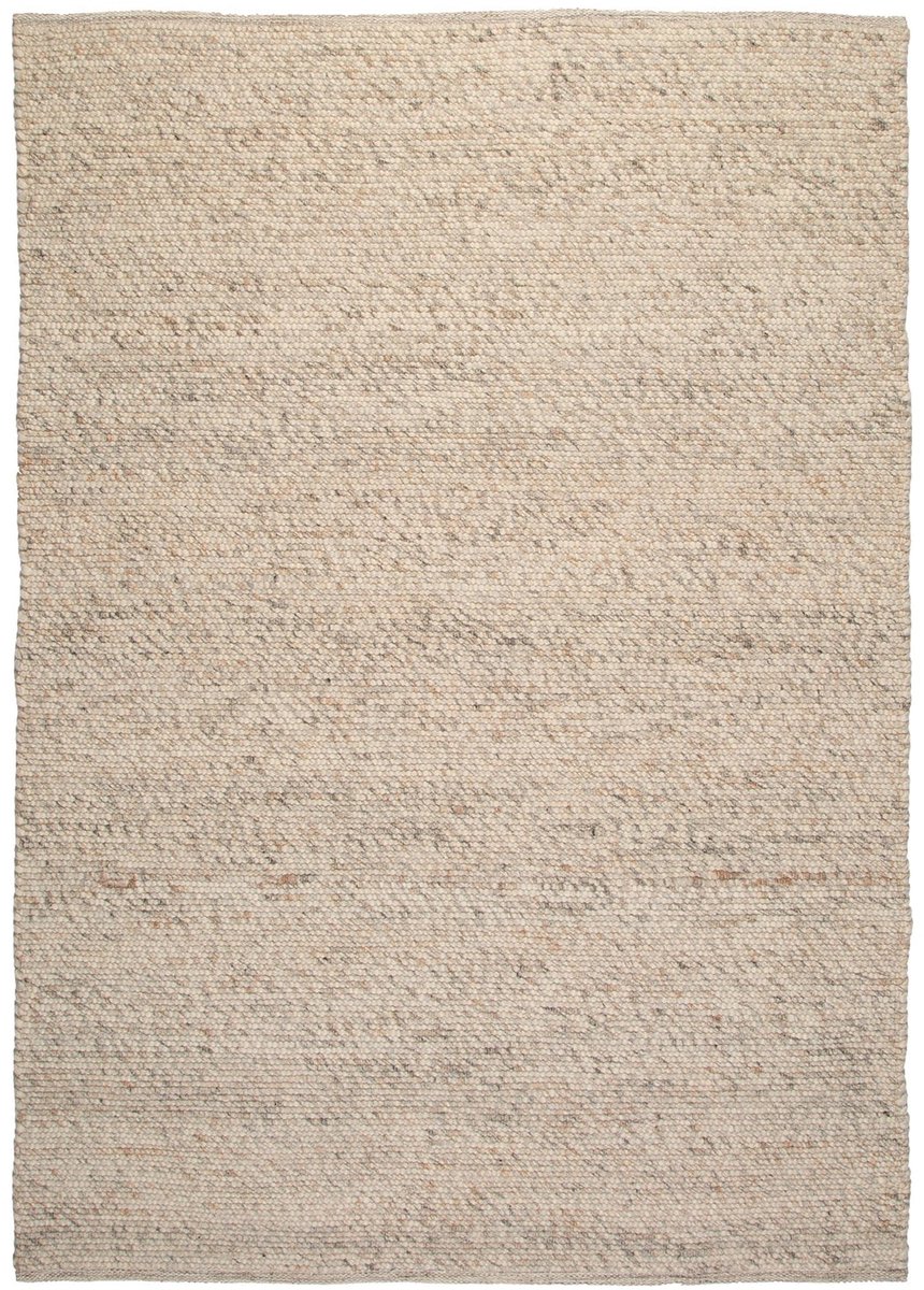 Dutch XXL Wollen Vloerkleed | Tapijt | Kvell | Gemeleerd | Ivoor | 80x150 cm