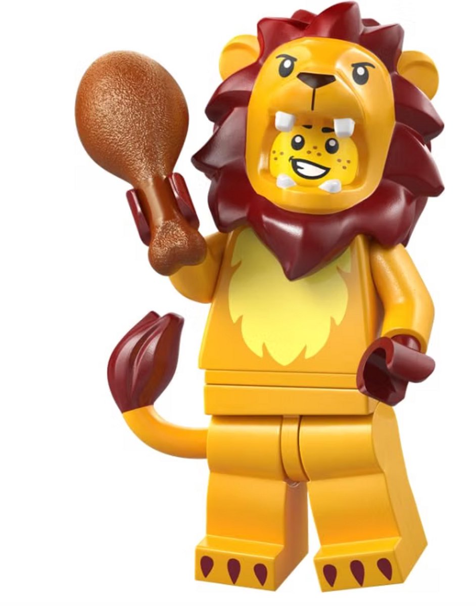 LEGO® Serie 28: Dierenkostuums Leeuwenkostuumfan 71051