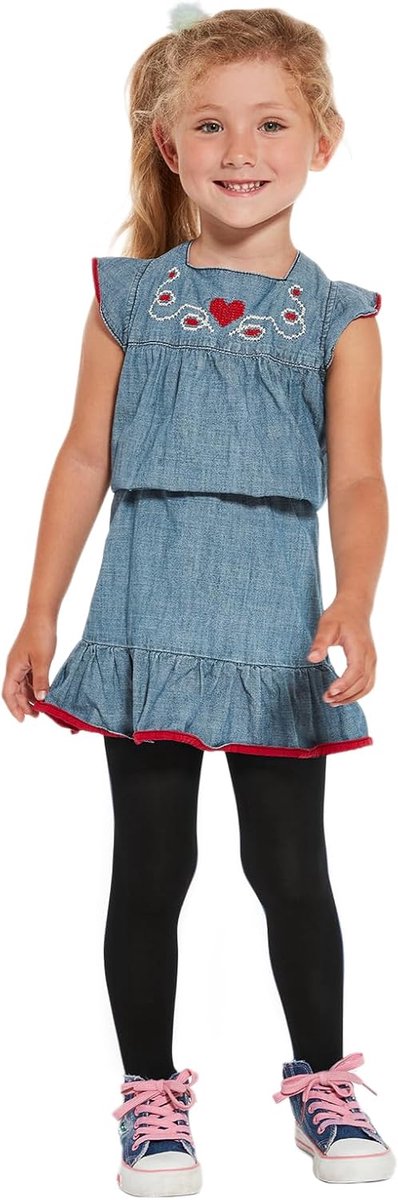 Panty microvezel ondoorzichtig 60 denier - 22 kleuren - maten van 2 jaar tot 12 jaar, Lichtgroen, 12 Jaren