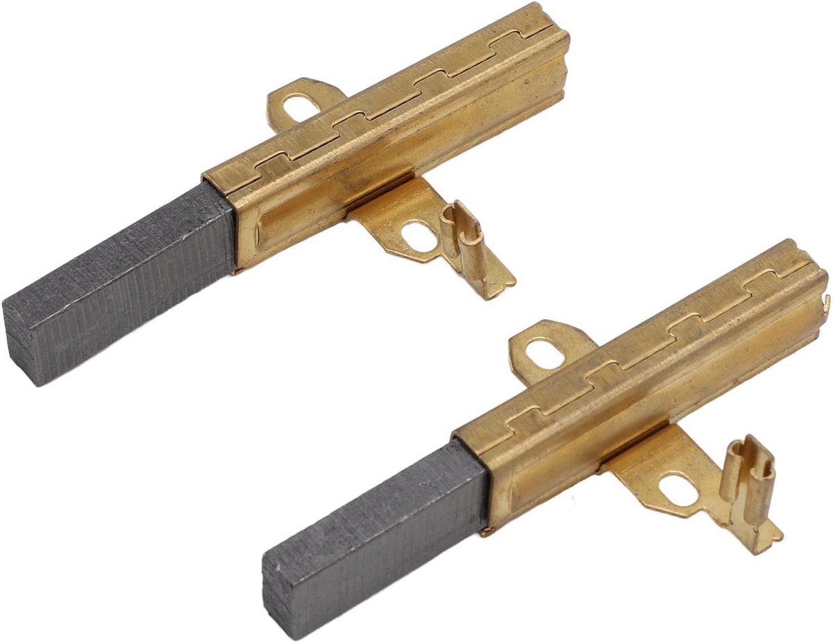2 Stks Stofzuiger Koolstofborstel Vervangende Motorborstels voor Stofzuiger Accessoires Koperen Grafiet Poeder Koolstofborstel 6,1x11x32 Mm Maat