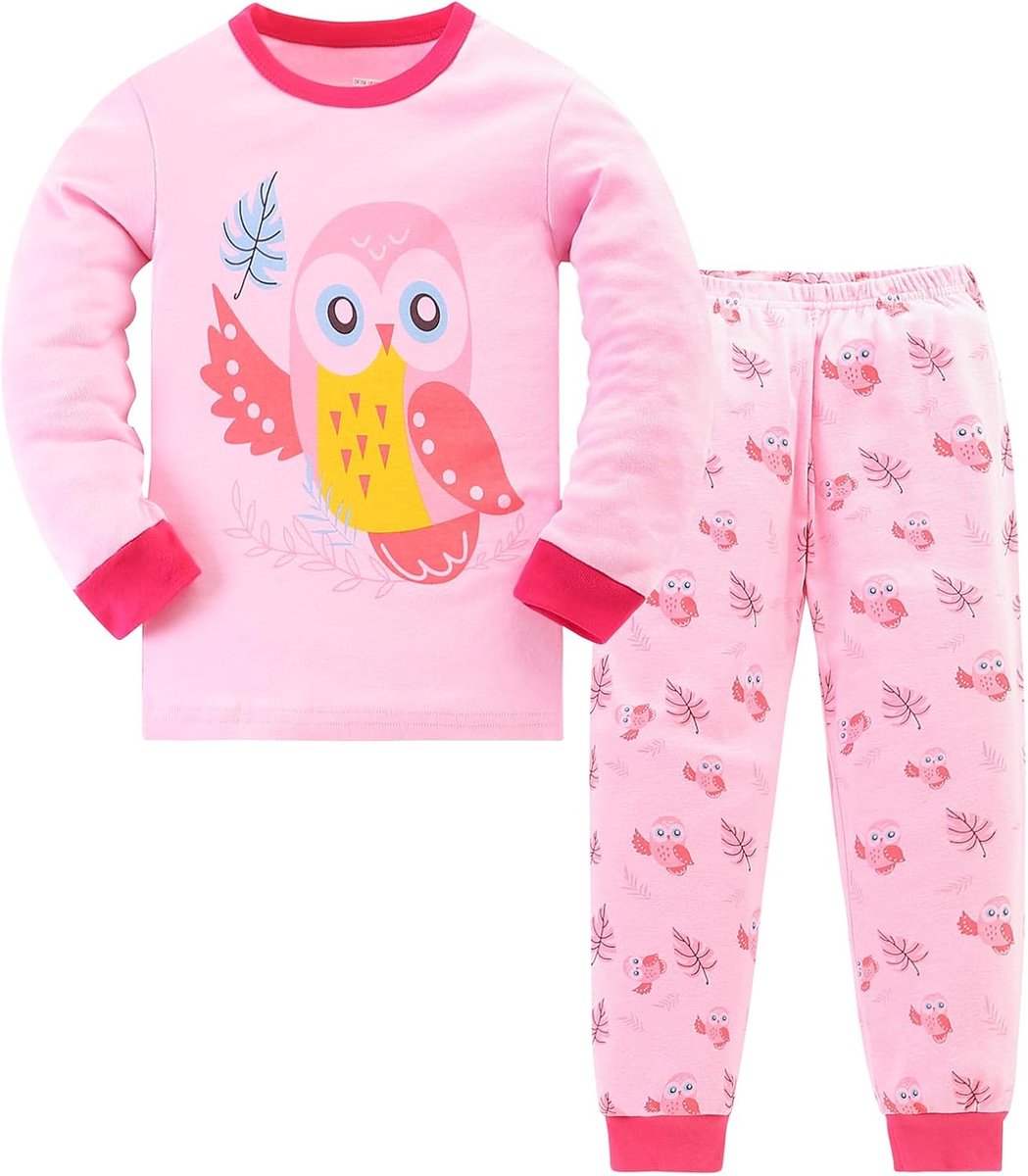Pyjama’s Kinderpyjamaset Katoen Lange mouwen Winter Eenhoorn 2-delig 3-12 jaar