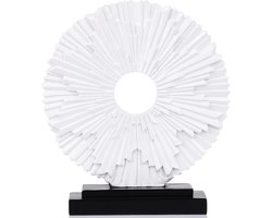 XMGZQ White Modern Abstract Art Resin Statue Home Decoration,Home Decoration Sculpture Decoration Ornaments for Dining - ShopVlot