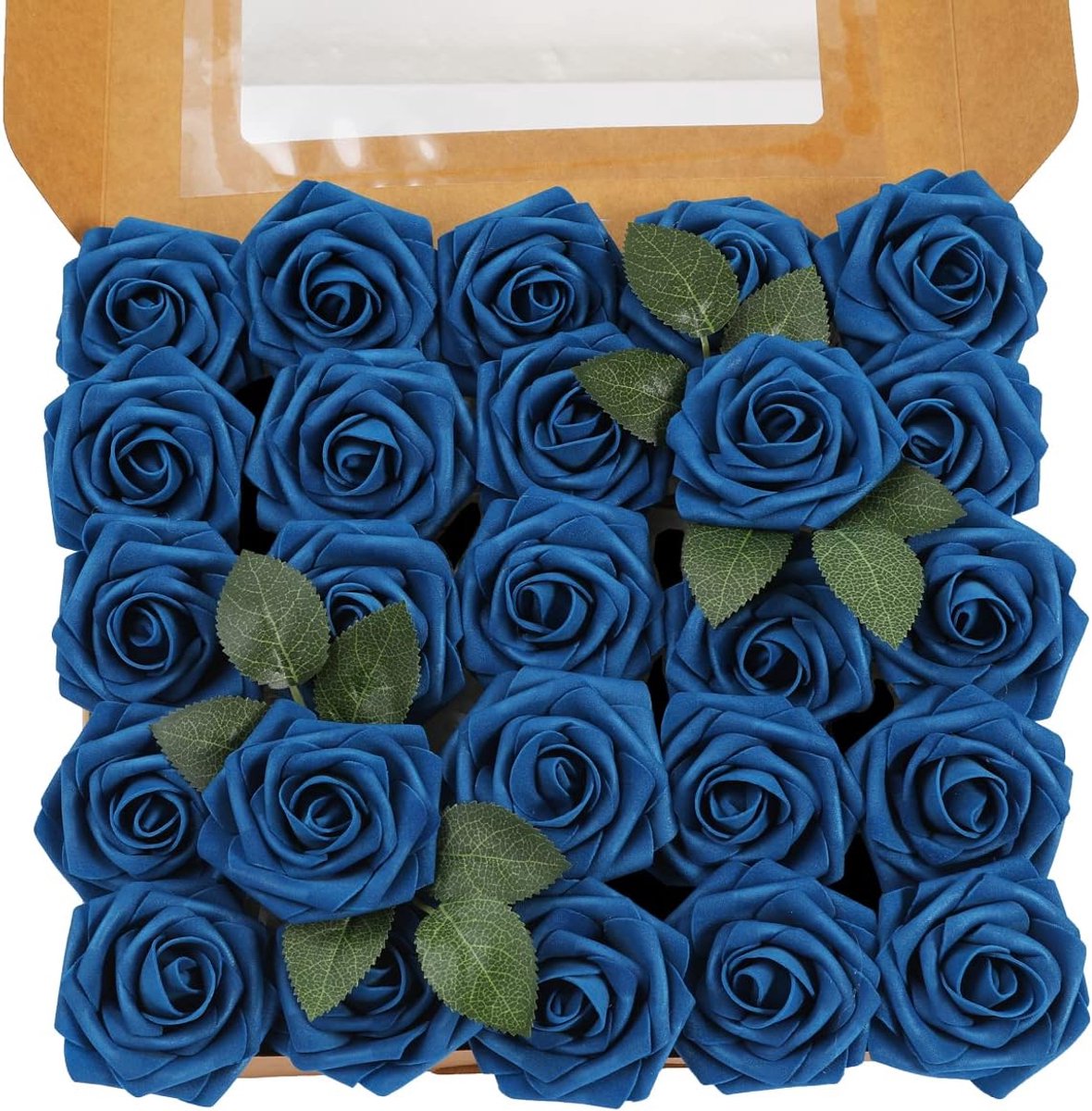 Artificial Roses Flowers Foam Roses Foam Roses Artificial Flowers Rose Heads Fake Rose Roses for Wedding Bouquets - ShopVlot