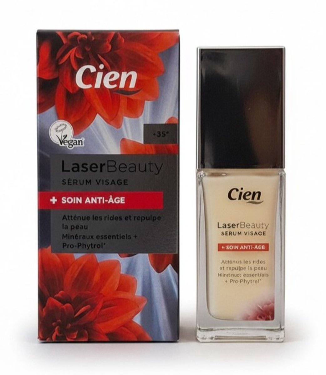 Cien Laser Beauty Anti-Age Gezichtsserum met Hyaluronzuur voor Dames 30 ml