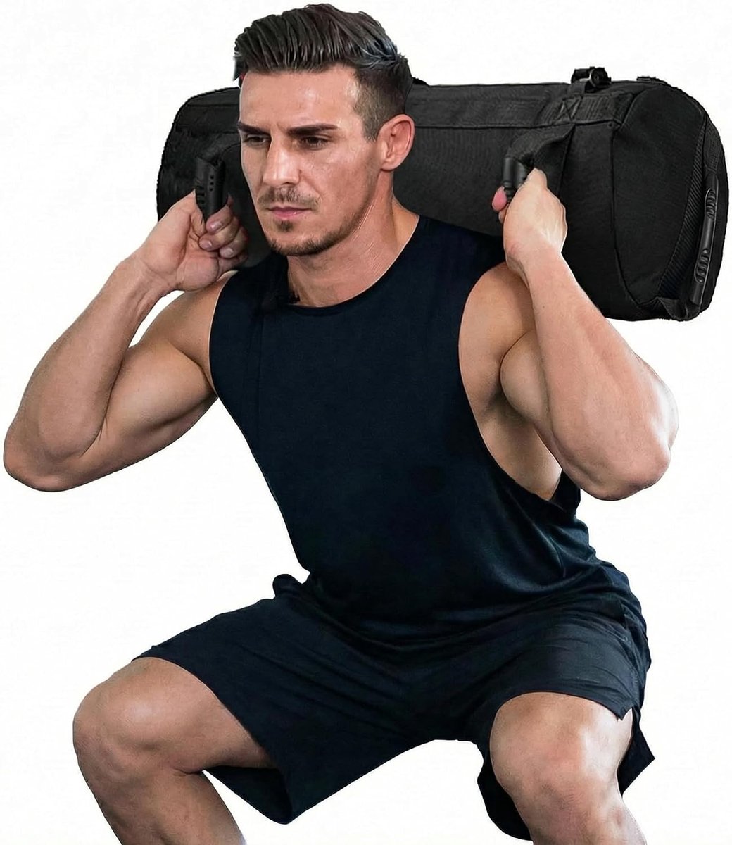 Fitness zandzak - verstelbaar tot 113 kg - robuust materiaal - ideaal voor krachttraining - ShopVlot