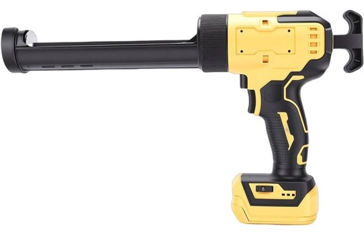 Elektrisch Kitpistool - Kitspuit Tool - Eenvoudig Kitten - Zes Snelheden LED - 300 ml Capaciteit - Grijs
