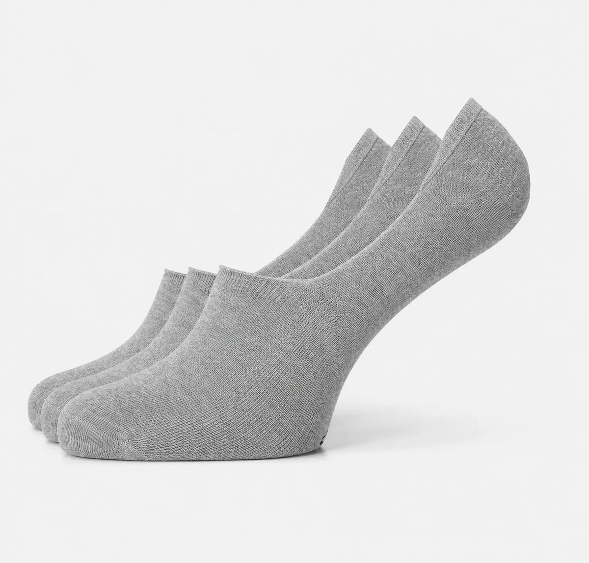 Solit socks Loafer sok grijs- Footies dames en heren- Onzichtbare sokken- Invisible sokken- Maat 43-46