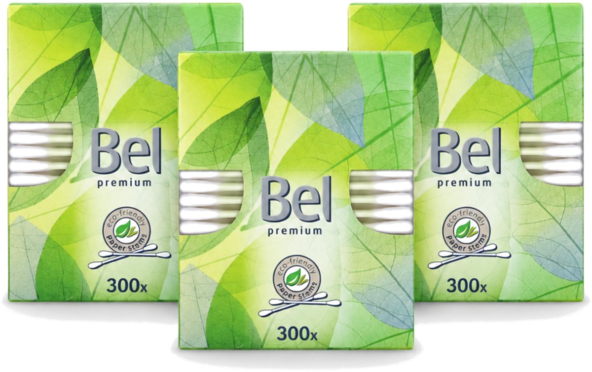 3 x Cotton Buds – Wattenstaafjes – Premium – Katoen - Voordeelverpakking - 3 stuks