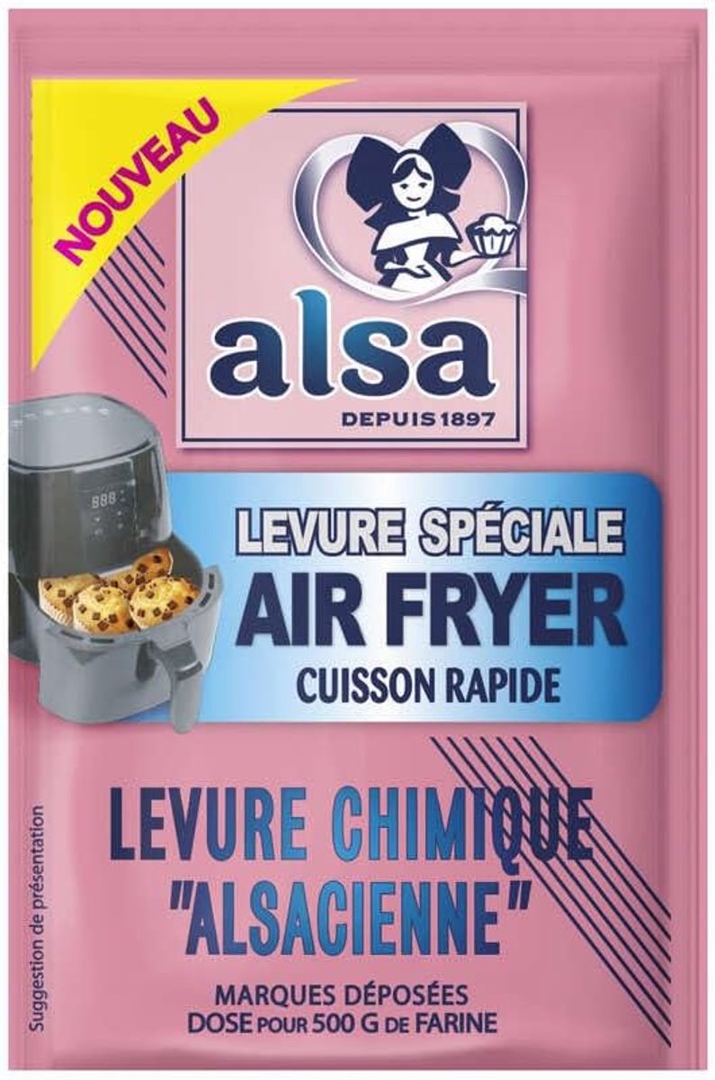 Alsa Speciale chemische gist voor luchtfriteuse, 5 x 11 g - ShopVlot