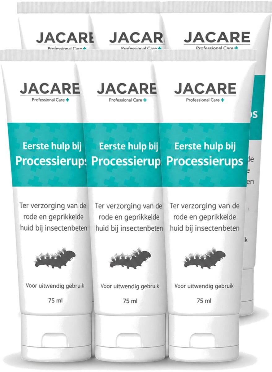 6 x Jacare – Gel – Processierups – 75 ml - Voordeelverpakking - 6 stuks
