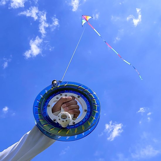 SnelShoppen - Kite String Reel met 1000 Feet Lijn, 8" Diameter, Stevige PET Plastic, Luxe Ontwerp, Ideaal voor Volwassenen, Kinderen, Tuin en Feesten van Snelshoppen — afbeelding 5