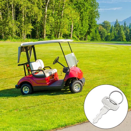 Set van 4 Golfkar Sleutels en Sleutelhangers, Vervangende Socket Sleutels, Geschikt voor JU2-H2511-00/8000, Ideaal voor Golfcart Accessoires en Onderhoud — afbeelding 5