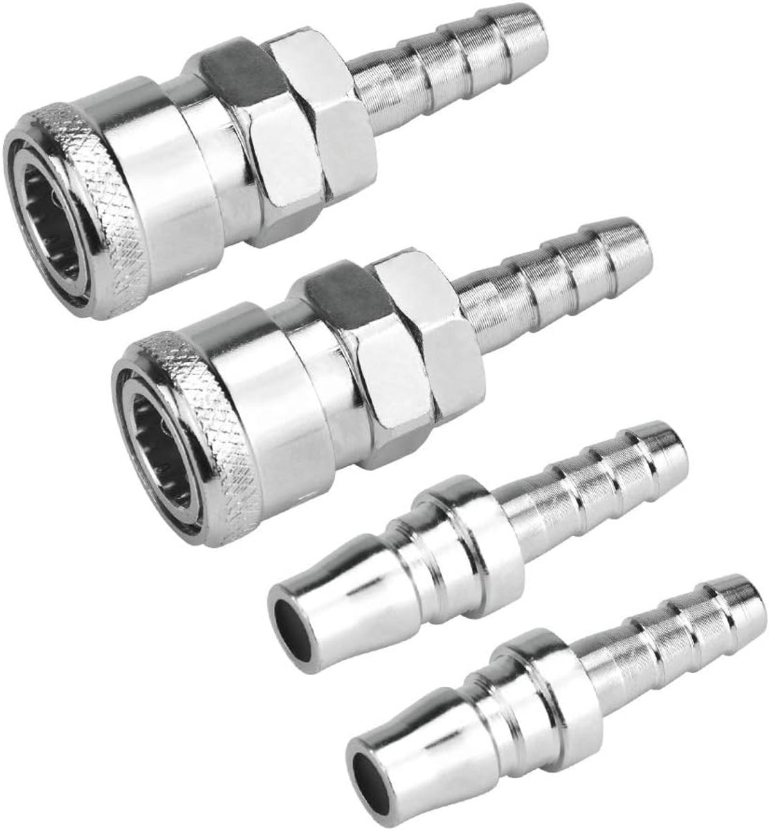 KLYNGTSK 4 stuks slang snelkoppeling 8mm persluchtkoppeling compressor fitting koppelingen pneumatische - ShopVlot