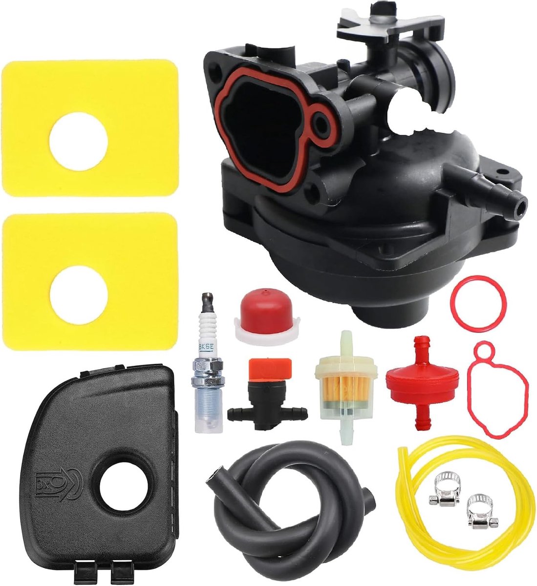 Carburateur Vervanging voor 593261 595656 591979 591160 Vervangen 09P602 08P502 300E 450E 500E 550EX 600E Serie Grasmaaier Motoren, 595660 Air Cover 7999583 579 Lucht Reiniger