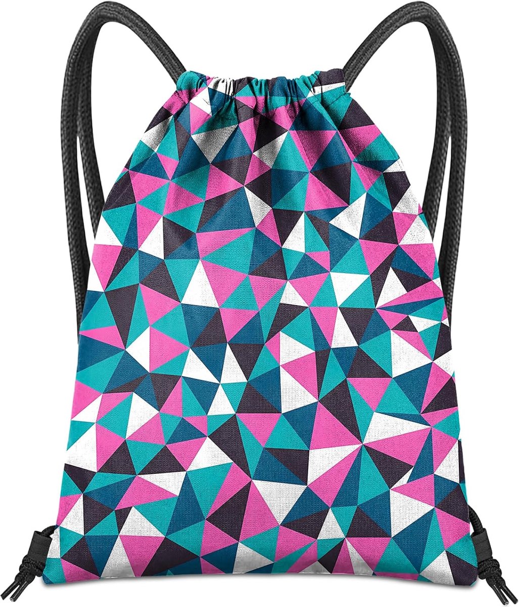 Trekkoord Rugzak voor String Bag Waterdichte Leuke Sport Strand Zwemmen Reizen (13 "× 17")
