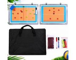 ECTEATOY® Magnetisch tactiekbord volleybal - Coachbord met magneten en stift - Uitwisbaar - voor training en wedstrijd