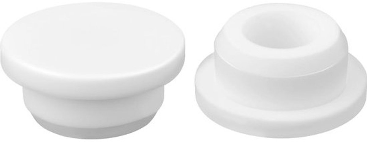 Siliconen dop voor gootsteenoverloop - Ronde rubberen sierring voor wastafel - Keuken- en badkameraccessoires
