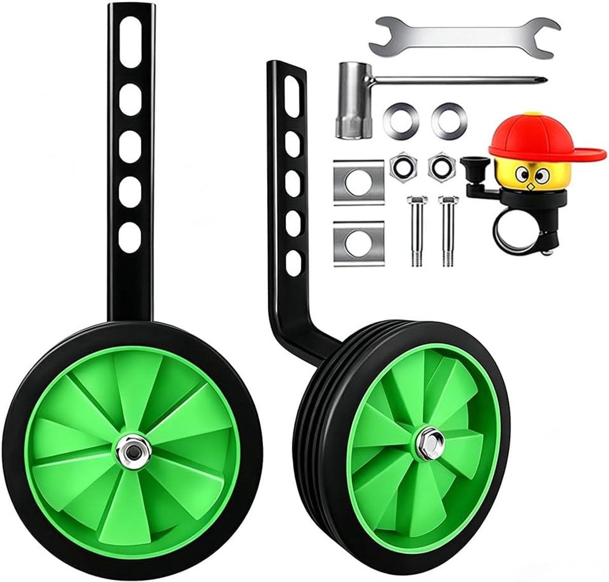 Steunwielen voor fietsen, universele wielen voor fietsen, steunwielen voor kinderen, voor 12, 14, 16 en 18 inch