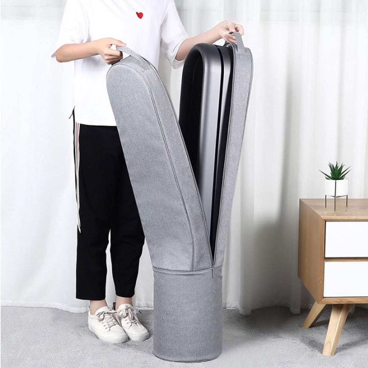 Opbergtas voor Dyson Pure Cool TP00 TP02 TP03 TP04 TP05 TP06 AM07 AM11 Luchtreiniger Torenventilator - Canvas Beschermende Opbergtas voor Dyson Luchtreiniger