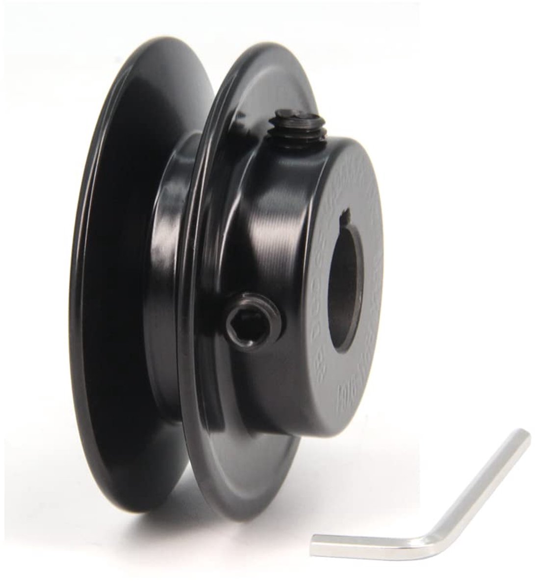 Enkele groef Web Sheaves, 2.5" OD 5/8" droeg V-Belt Schijf Gietijzer voor V-Riem (5/8" Bore-2.5" OD, 1 Groef)