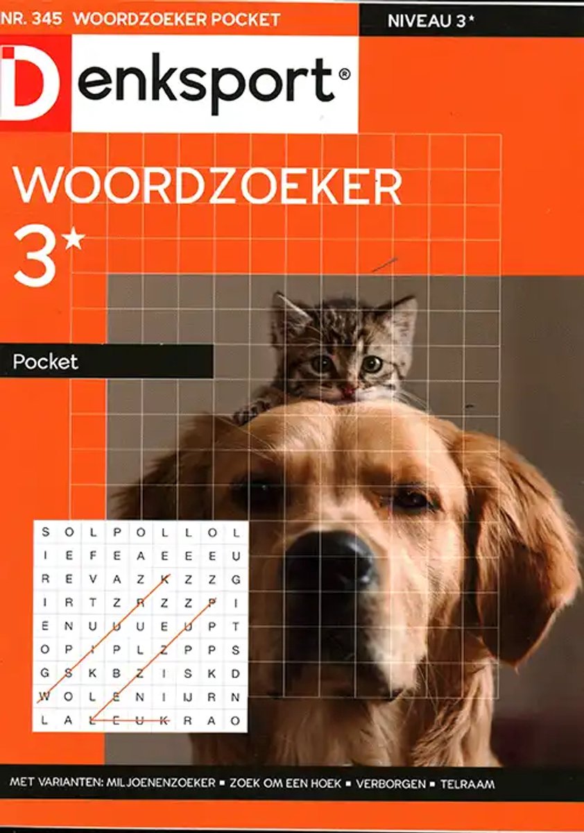 Denksport Woordzoeker Pocket - 345 2026