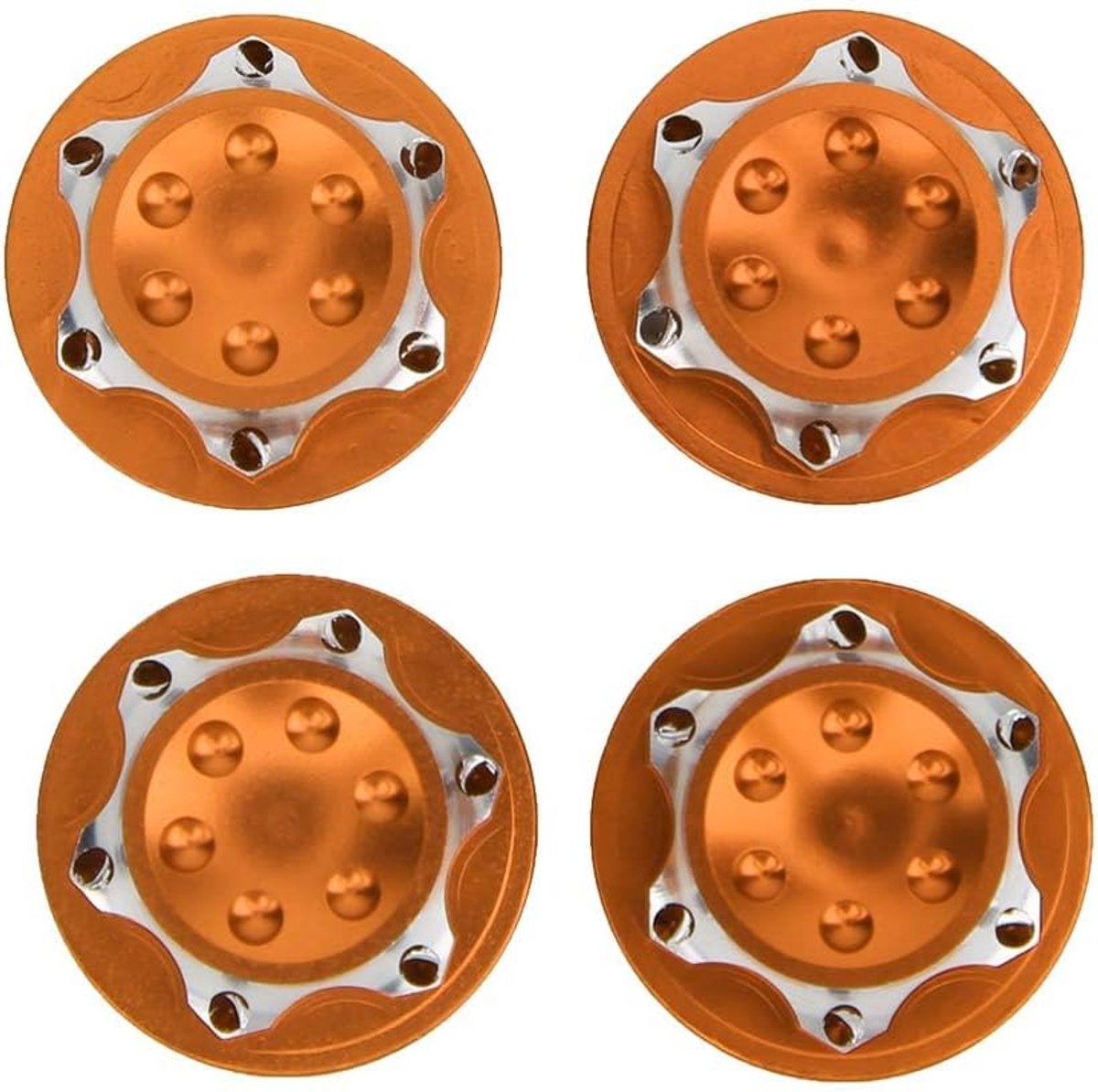 RC naafmoer, 17 mm aluminiumlegering stofdicht naafmoer accessoire 4 stuks voor automodel 1/8 RC