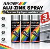 Motip 4059 Zinkspray - 400 ml 3 Stuks