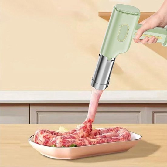 Handheld pastamaker - met draadloze noedelmaker - Draagbare machine voor zelfgemaakte ramen - met mallen en snijder - Automatische deegpersmachine — afbeelding 3