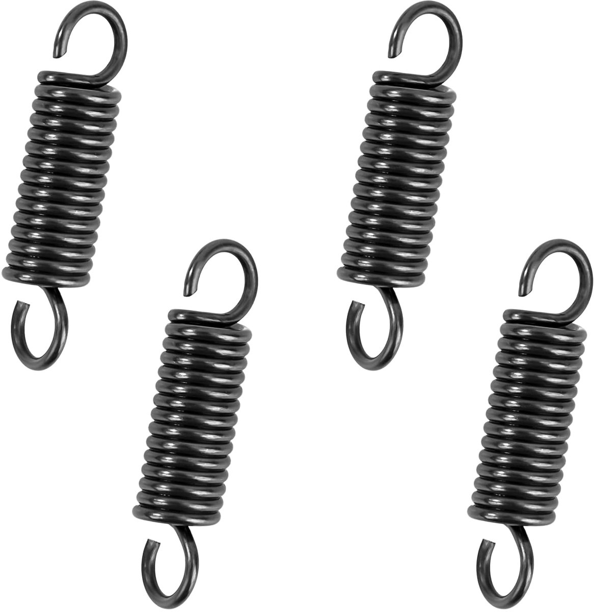 Extension Springs, 40 mm, Tension Springs with Hooks, 90 Degrees, Piano Wire Spring, Outer Diameter 10 mm, Thread - ShopVlot