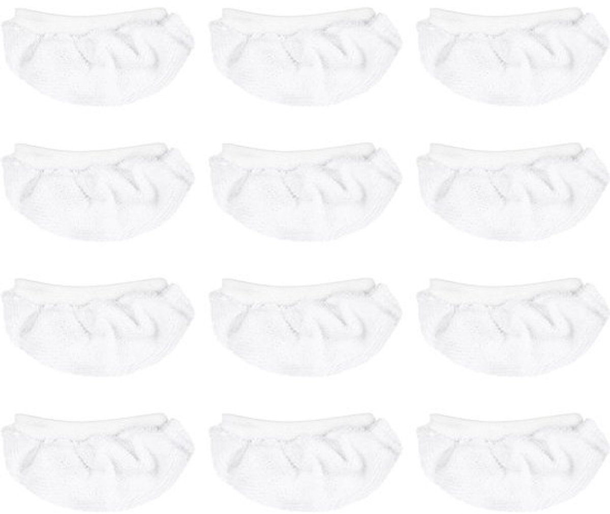 Stoomreinigerpads set - Microvezeldoeken - Vervanging stoomreiniger - 12 stuks