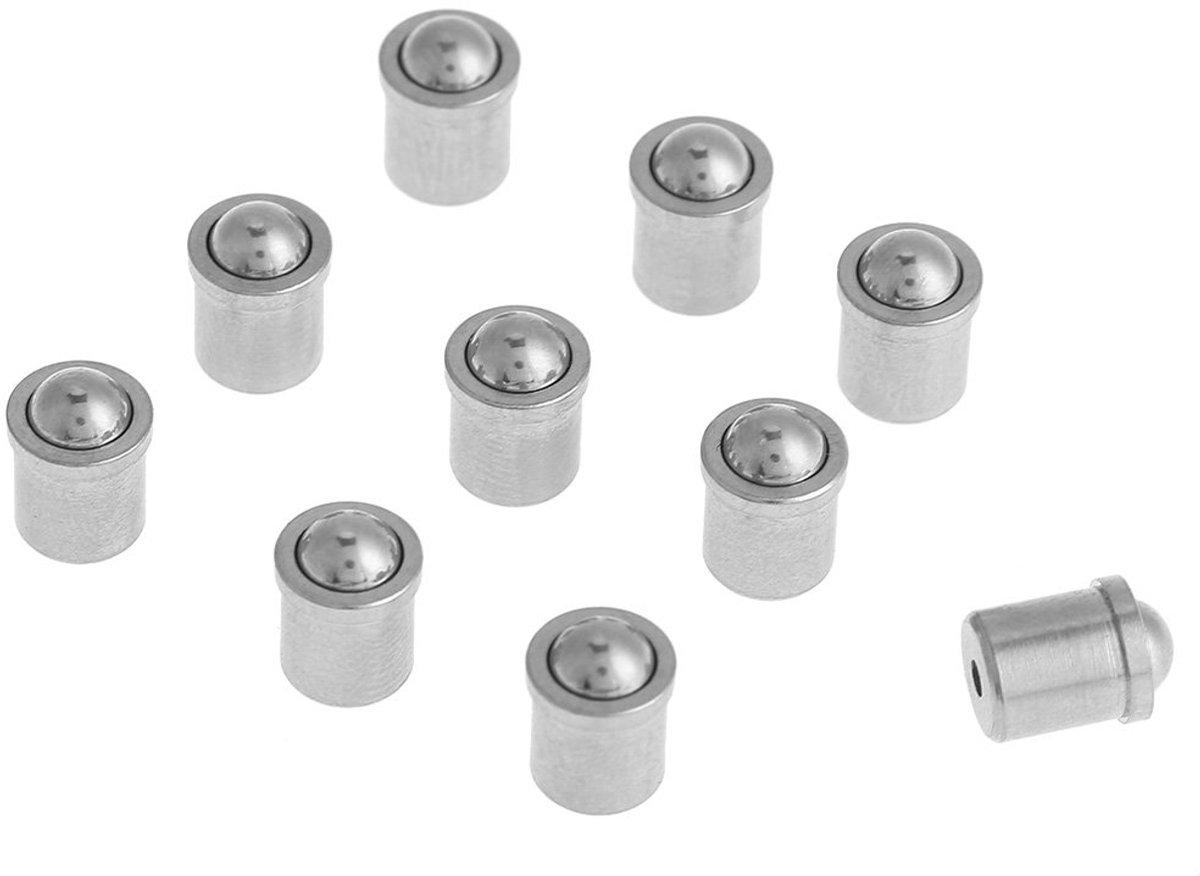 Ball plunjer 5mm - 304 roestvrij staal - 10 stuks - ideaal voor mechanische apparaten - ShopVlot