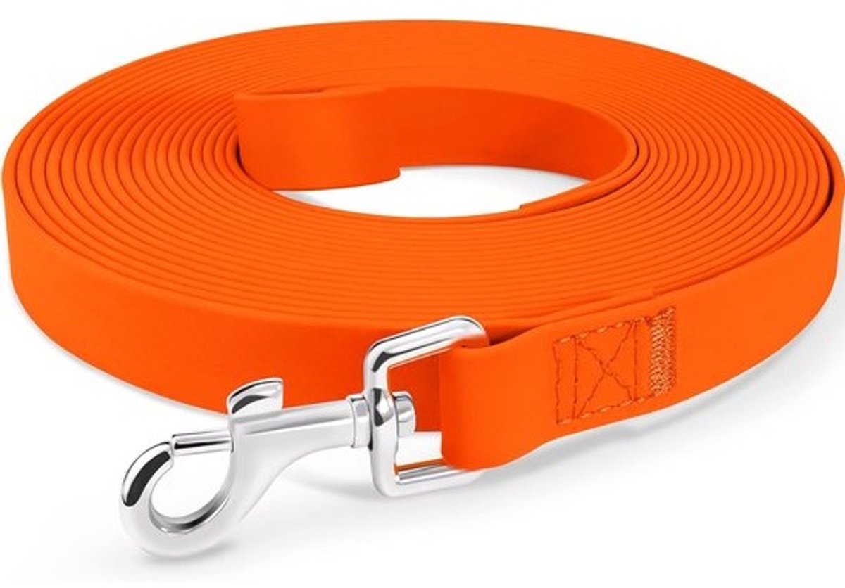 Waterdichte trainingslijn voor honden - Lange PVC-lijn voor grote honden - Sterk en duurzaam - Geschikt voor training en zwemmen