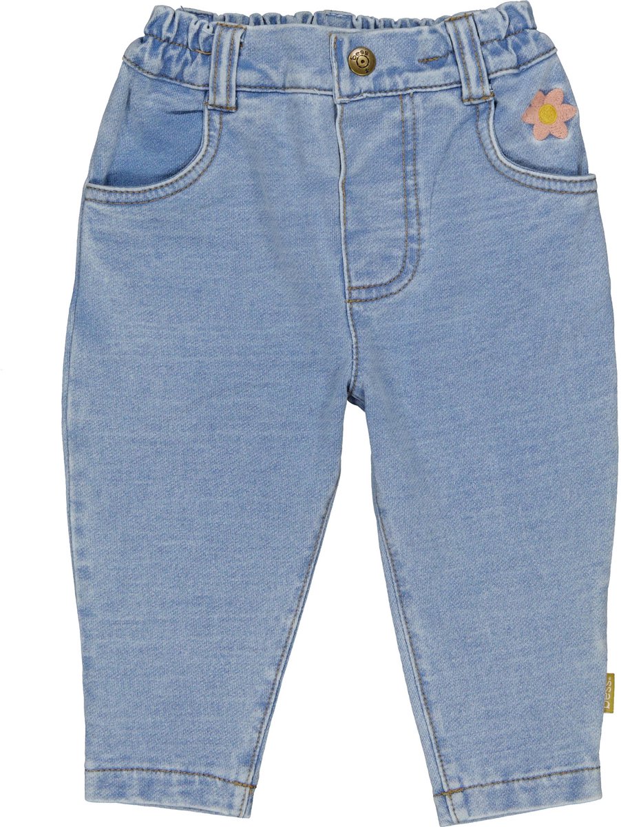 B.E.S.S. Baby Broek Anke Blue Denim maat 68