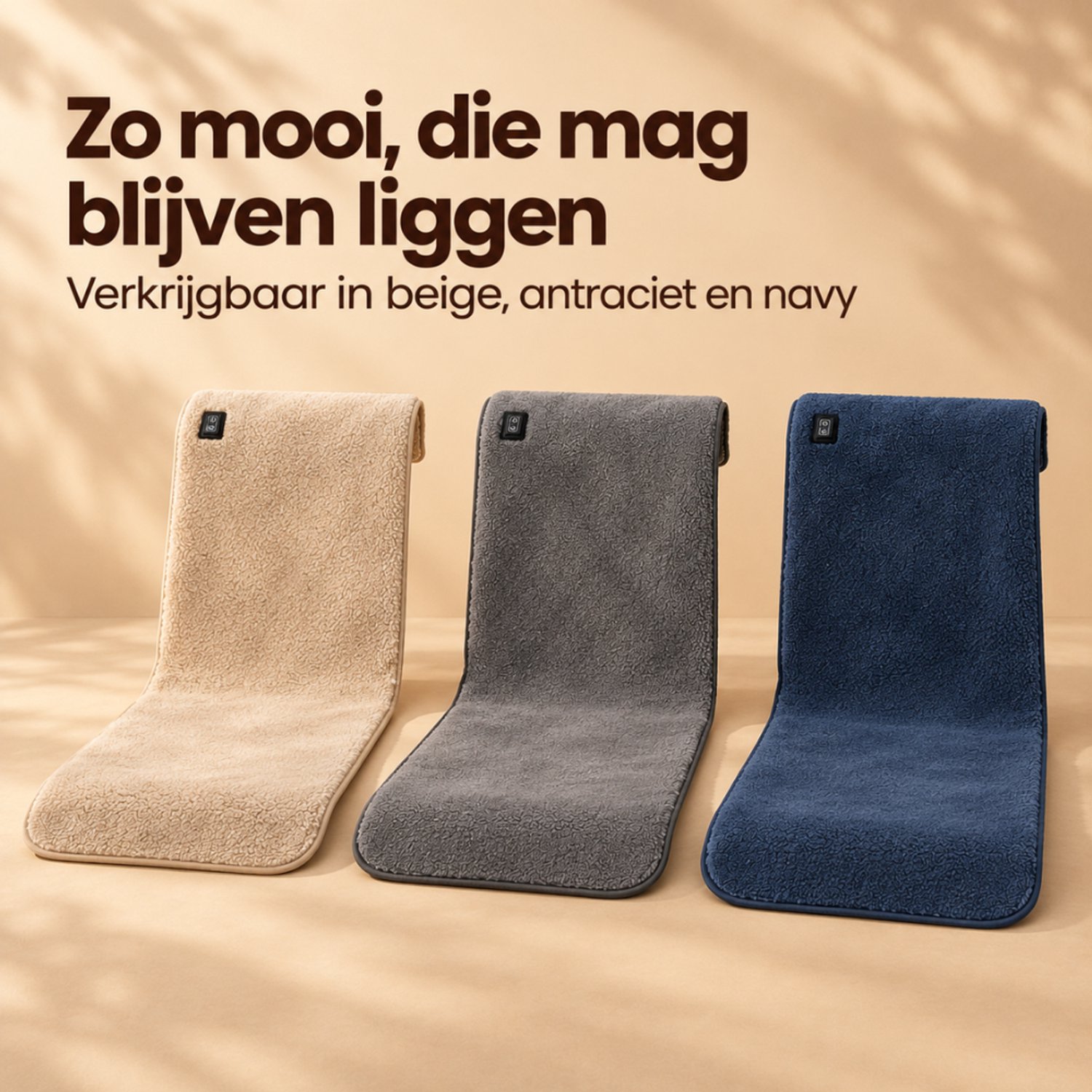 HeatSense® Stoelverwarming XL - Elektrische deken - Draadloos Warmtedeken - Inclusief 16.000 mAh Powerbank en Snellader - Stoelverwarmer - Stoof Warmtegevoel - Antraciet – foto 7