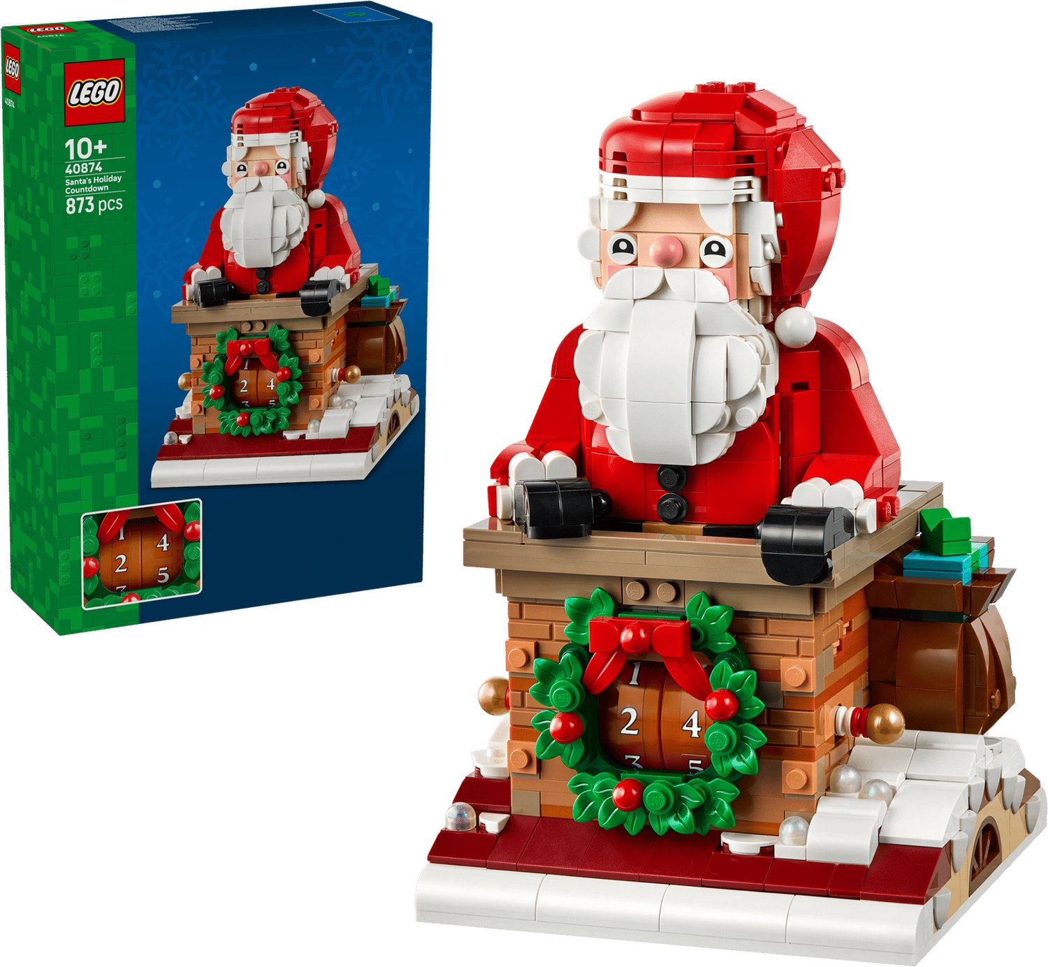 LEGO Kerst 40874 - Aftellen met de Kerstman