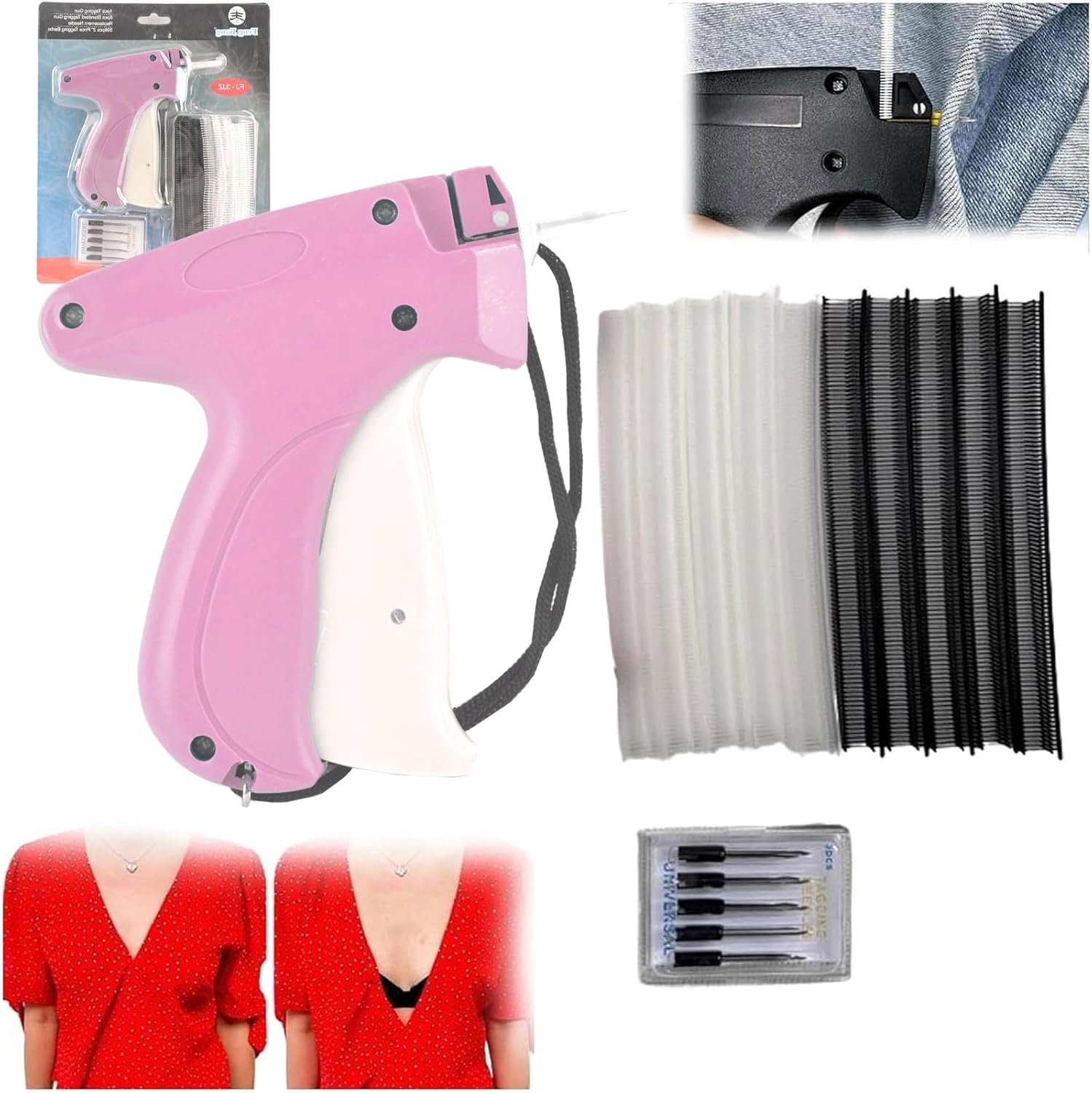 Kledingfixer - Micro Stich Gun - Snel kleding repareren - Voor naaiwerk - Vemera