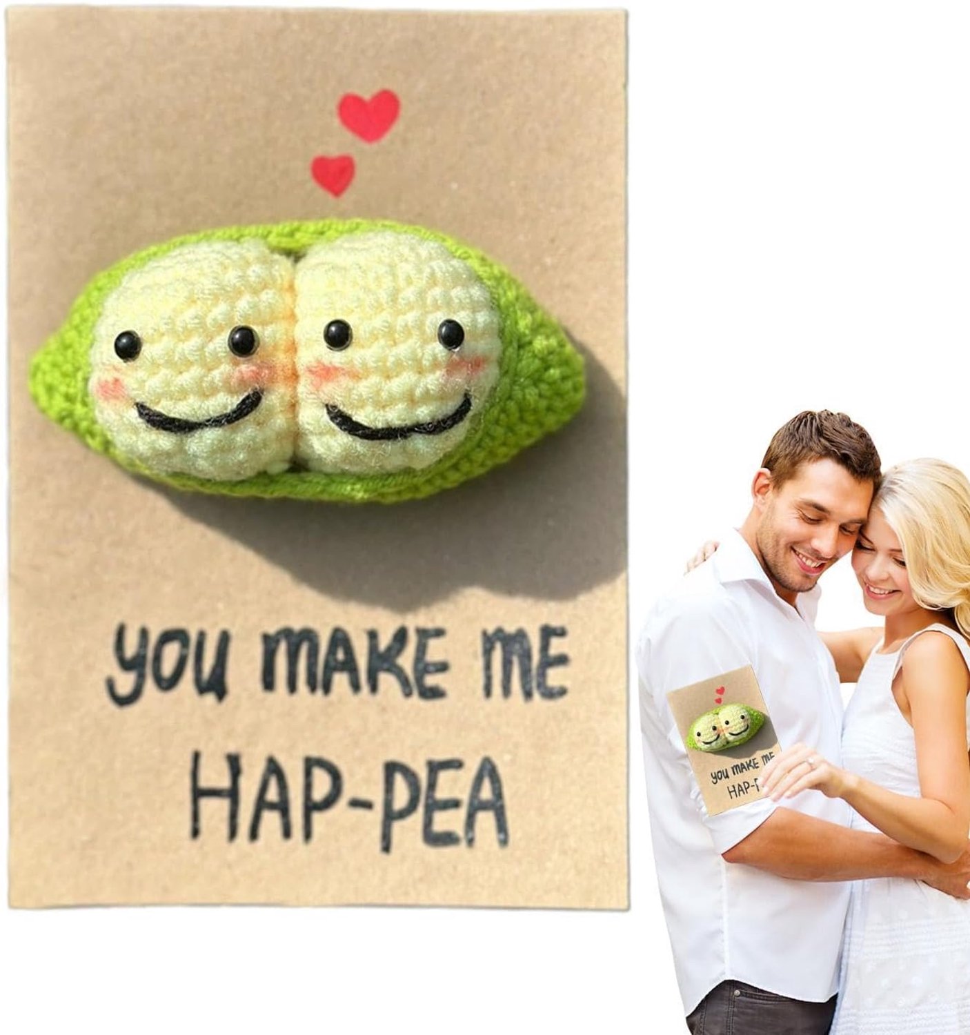 Wenskaart om te breien, wenskaart om te haken