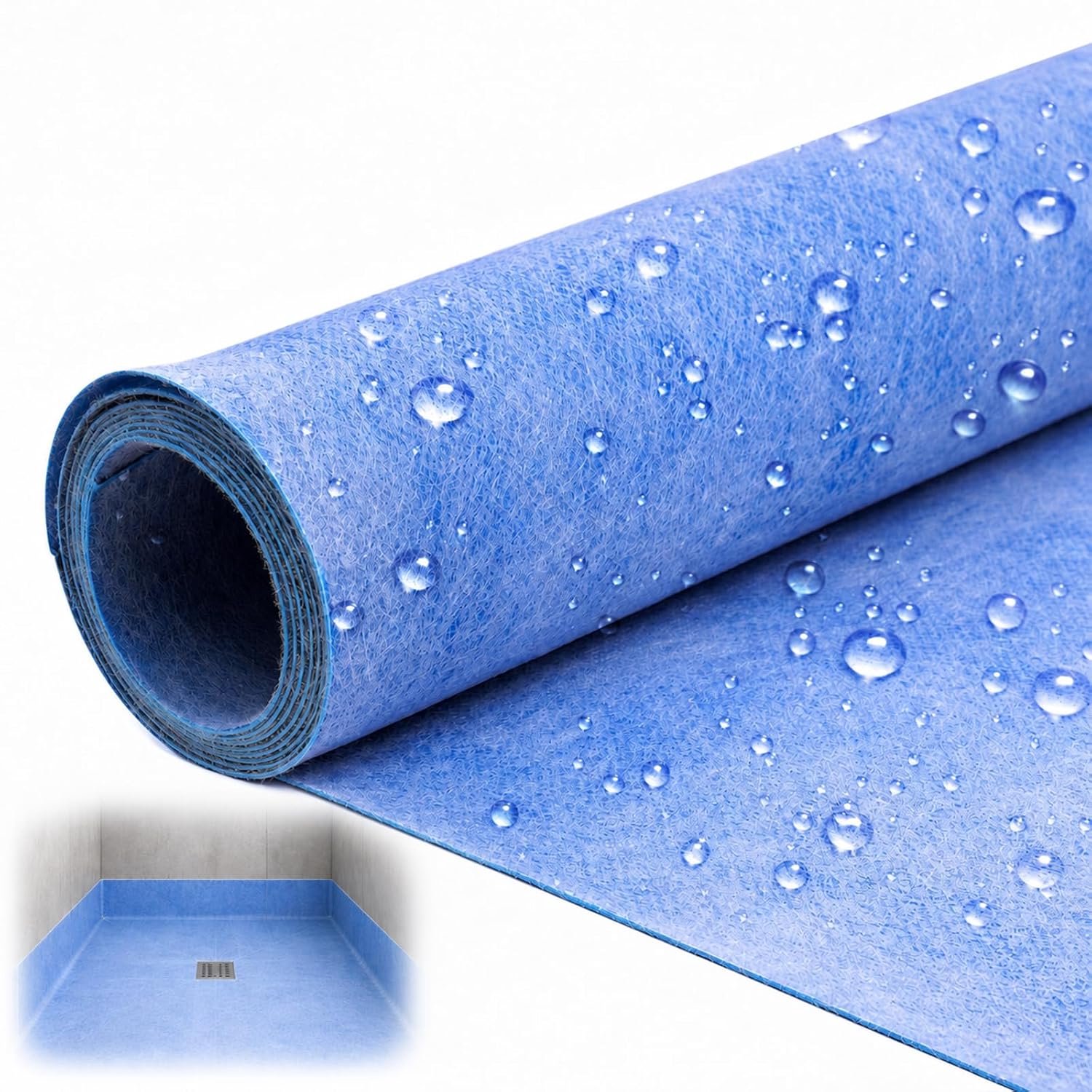 Afdichtingsbaan douche 30cm x 10m - SBC polyethyleen - waterdichte afdichting - voorkomt waterschade - Homevero