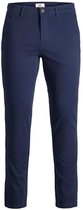JACK & JONES - JJIMARCO JJBOWIE SA NAVY BLAZER Heren Broek
