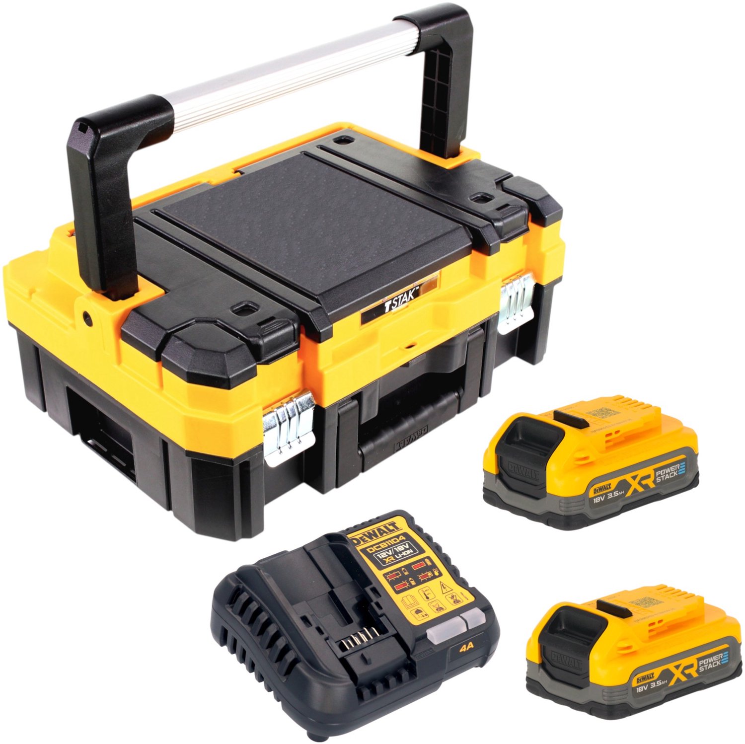 DeWalt DCBP 318 Powerstack accu 18 V 3,5 Ah / 3500 mAh XR Li-Ion - met laadindicator