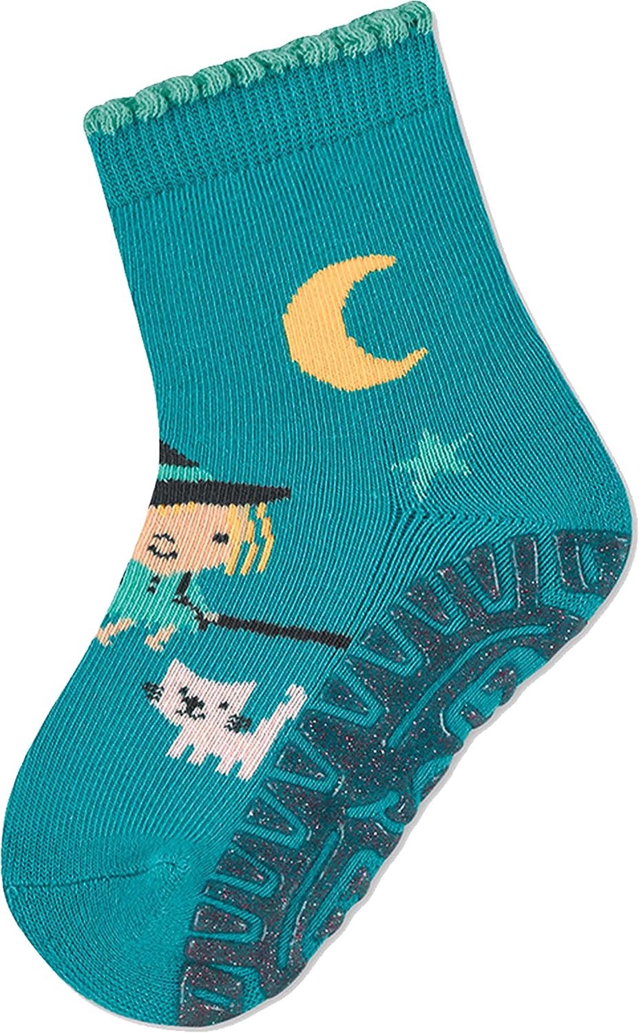 Merkloze Babysokken met Antislip - Meisjes - Donker Turquoise